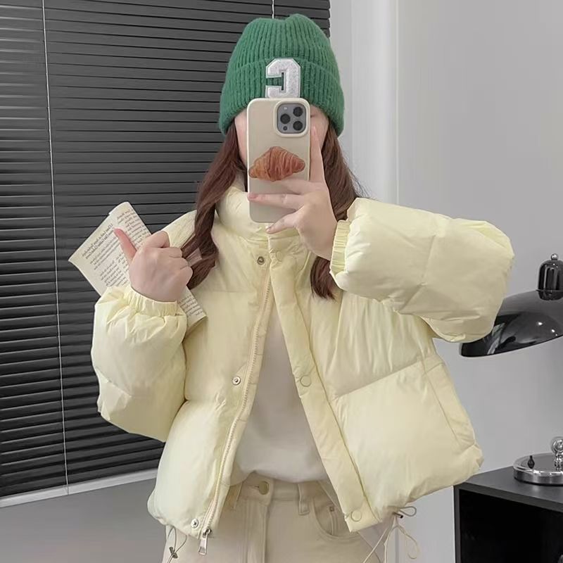 奶呼呼棉服宽松女立领短款棉服外套设计感减龄款2025新款