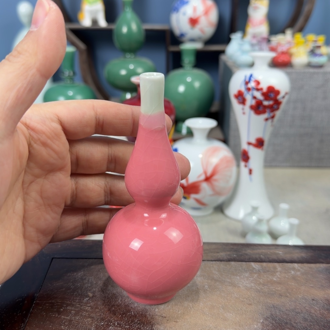 陶瓷手工小花器摆件