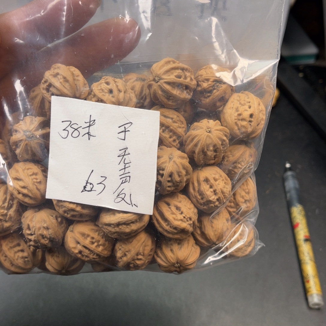 于***处野生小核桃63颗38