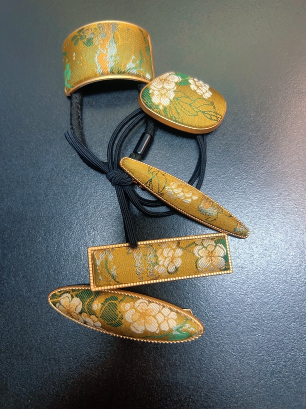 非遗纯手工名家宋锦气质发卡发夹抓夹边夹发绳手作