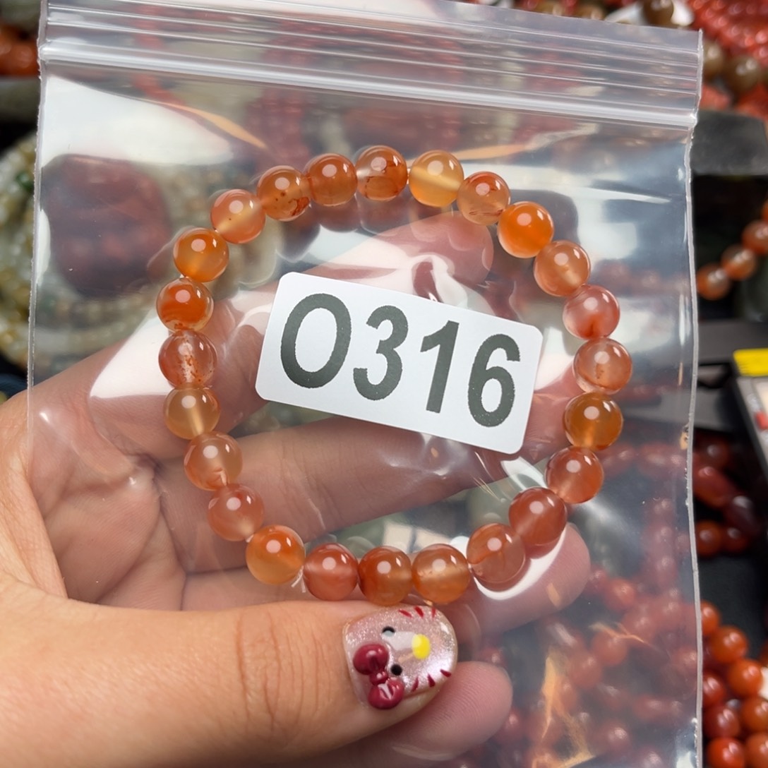 南红玛瑙珠宝奇石未镶嵌8*