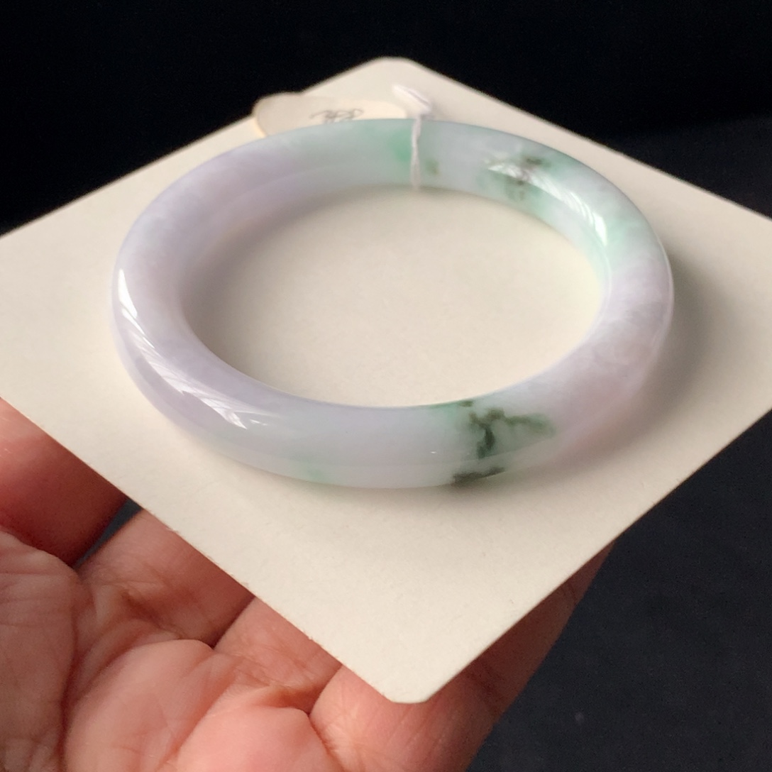 翡翠未镶嵌手镯33号54.2-9.5-9.3