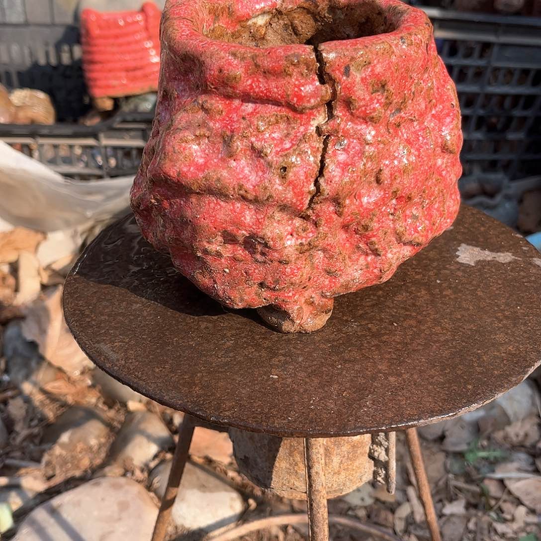 泥塑2****6古镇炻陶花盆