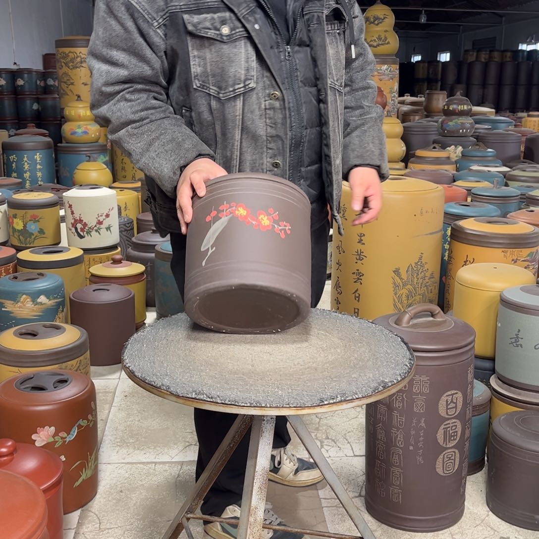 紫砂茶叶罐茶叶罐