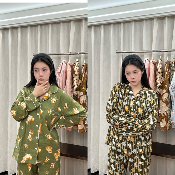 冬季加厚保暖可外穿纯棉磨毛睡衣家居服情侣款