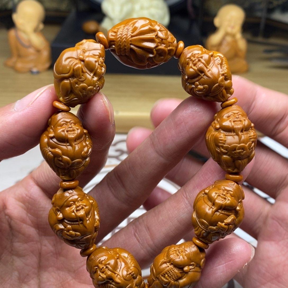 橄榄核手串/手链橄榄核雕工艺手串