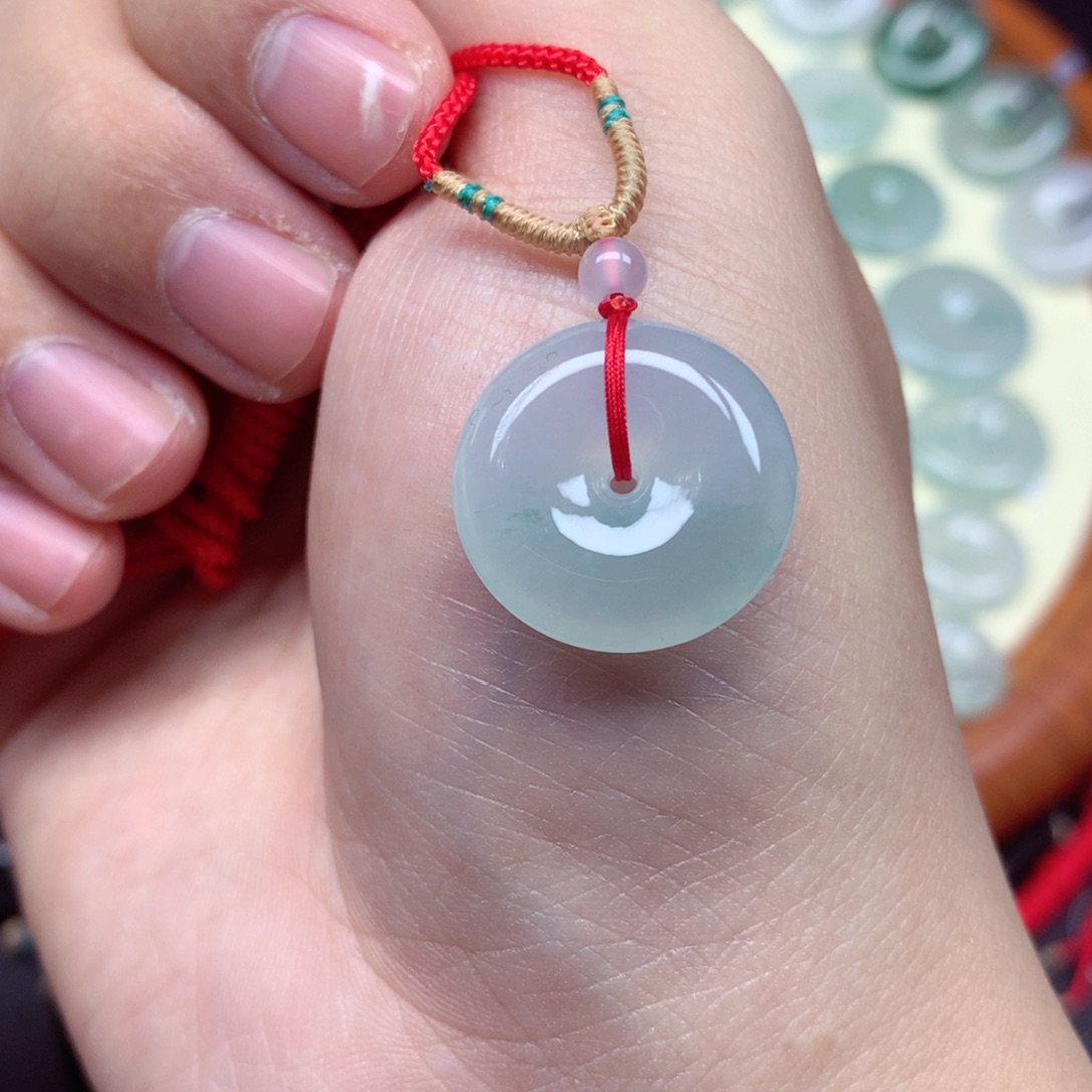 翡翠未镶嵌颈饰吊坠20.5/6.5mm