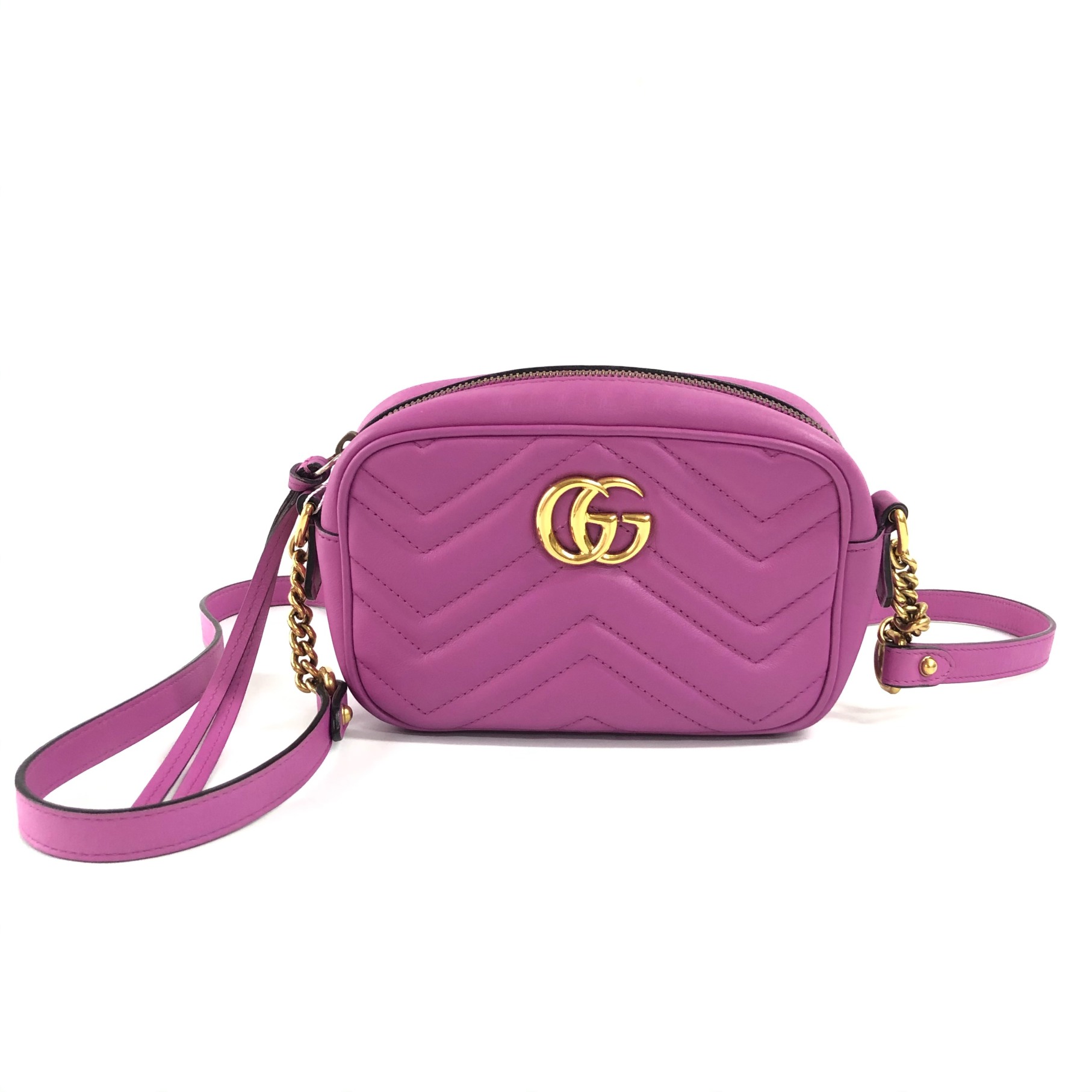 95新 GUCCI/古驰 安洁利知之 GUCCI马蒙相机单肩包 412083H 