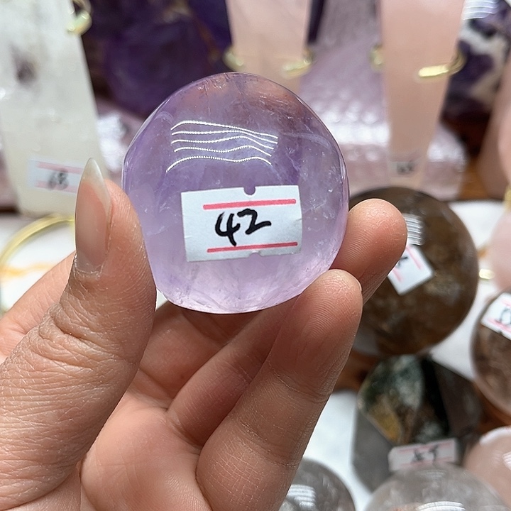 紫晶92克水晶把玩未镶嵌