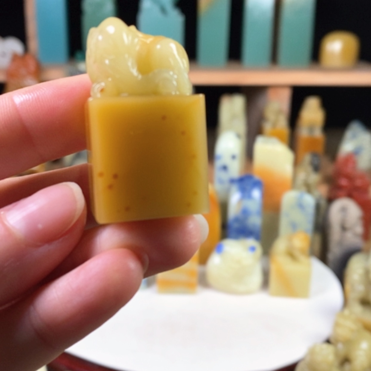 【闪购商品】青田石封门菜花黄……