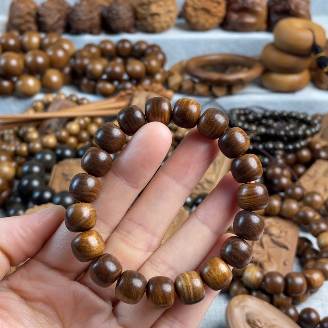 木老山檀香10/11单圈手串