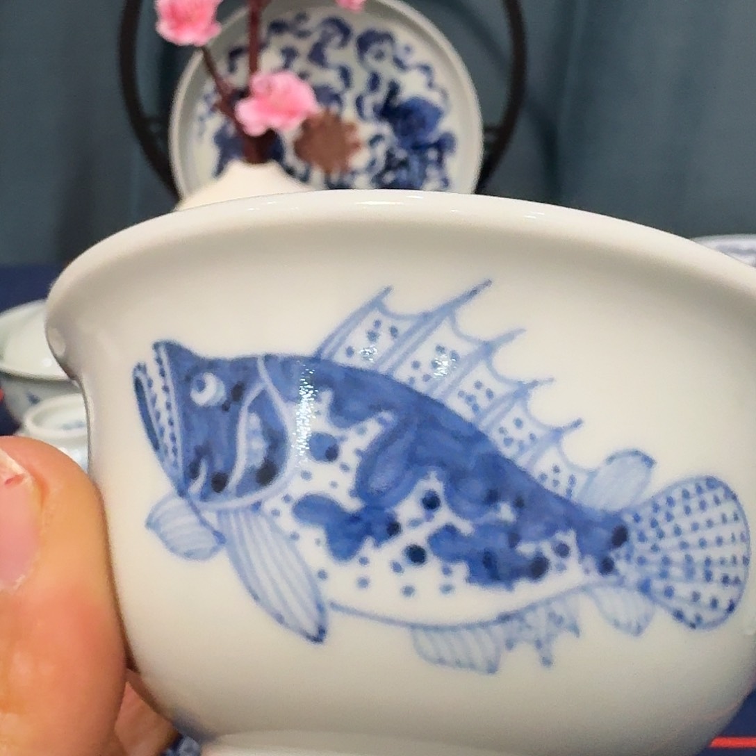 青风瓷影手工手绘