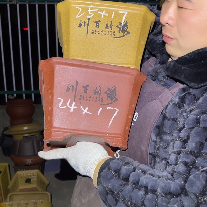 紫砂花盆紫砂等传统