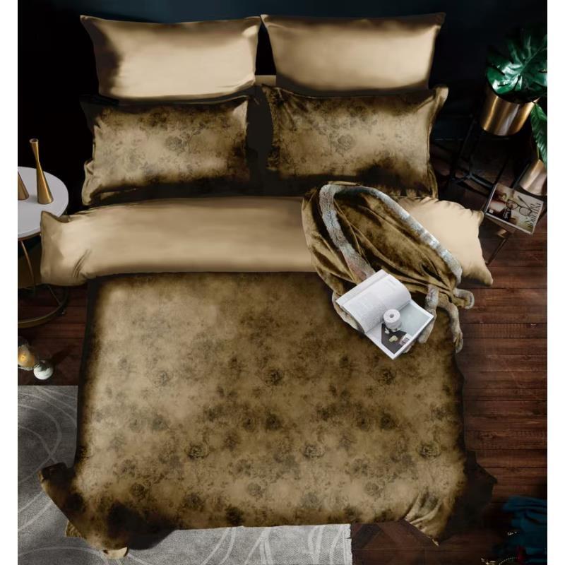 老宋精选- 高奢真丝系列【十三姨】 天丝棉印花 四件套-1856