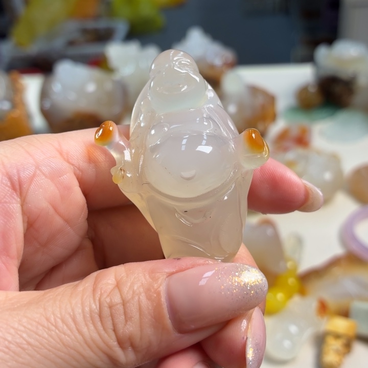 玛瑙/玉髓未镶嵌吊坠(不含链)