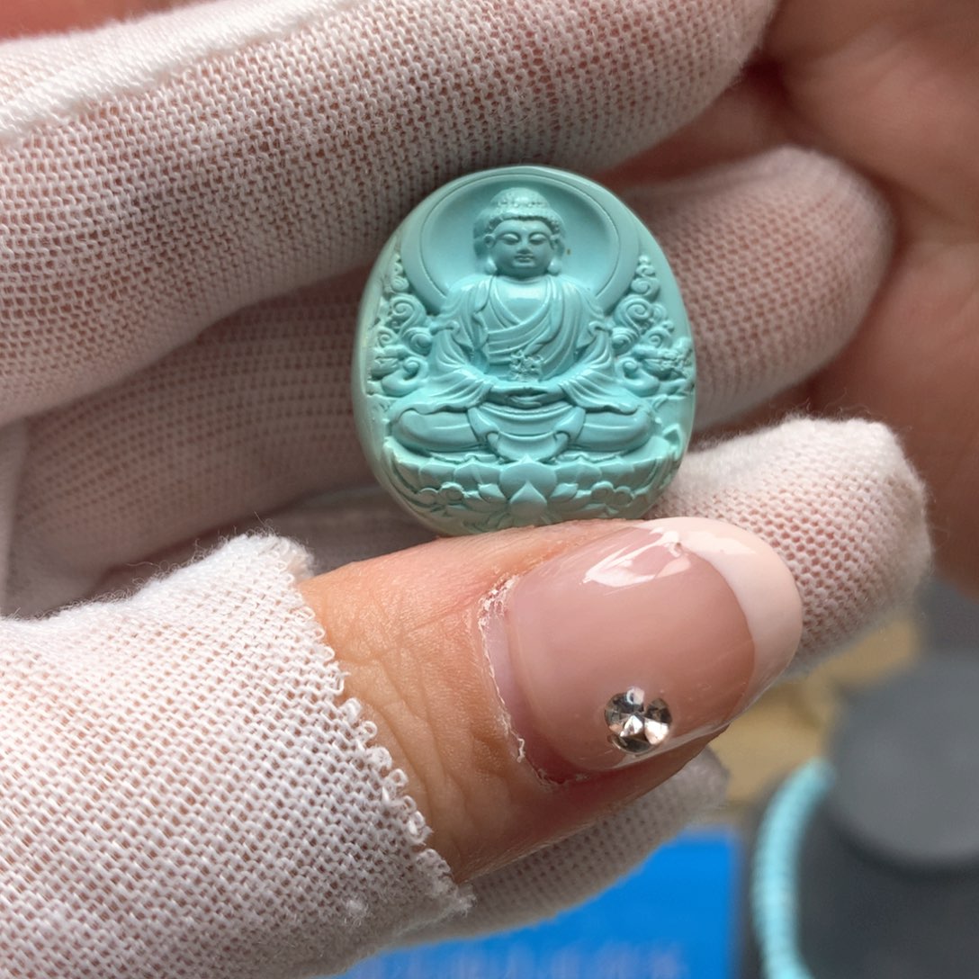 绿松石未镶嵌挂件?****业