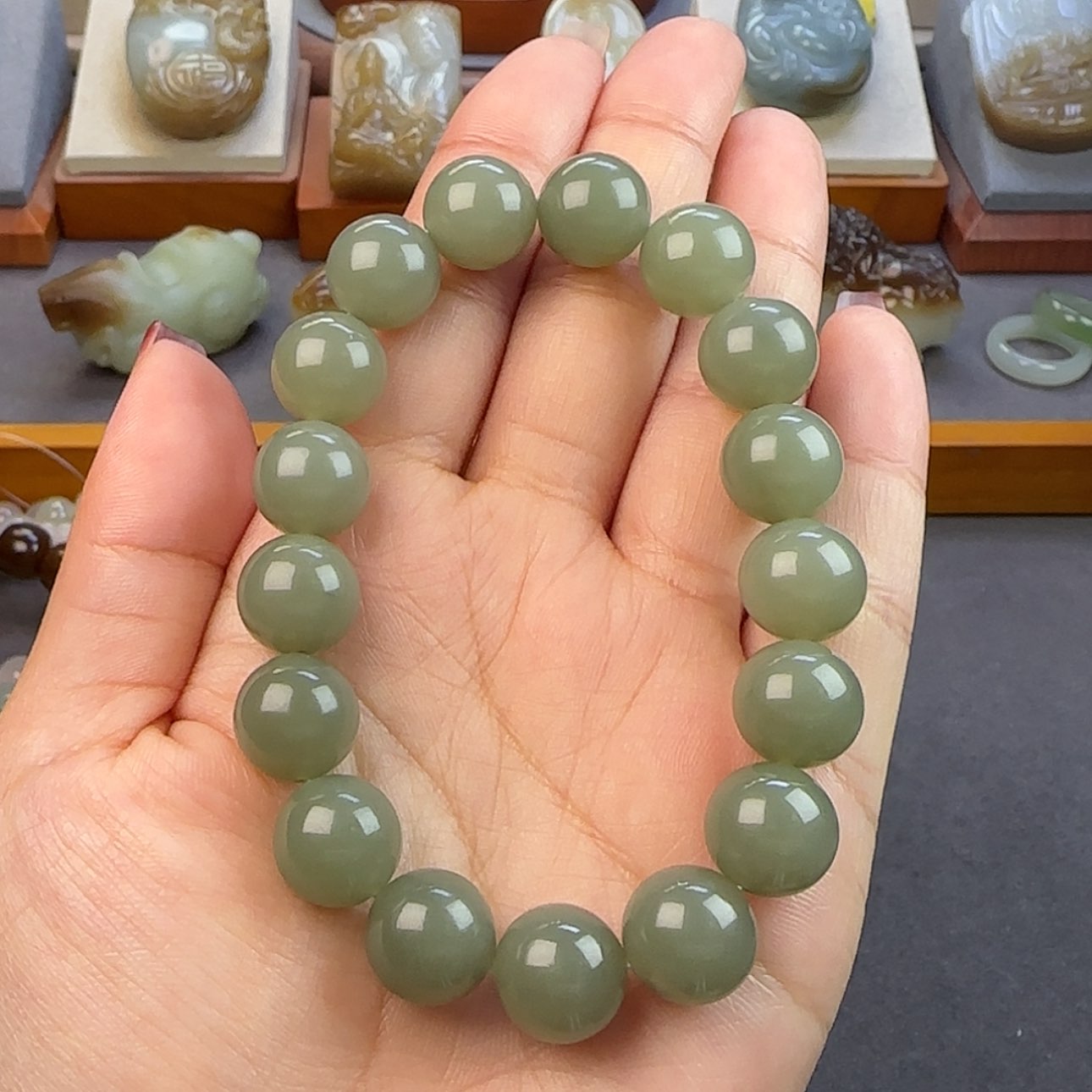 【闪购商品】和田玉手串未镶嵌