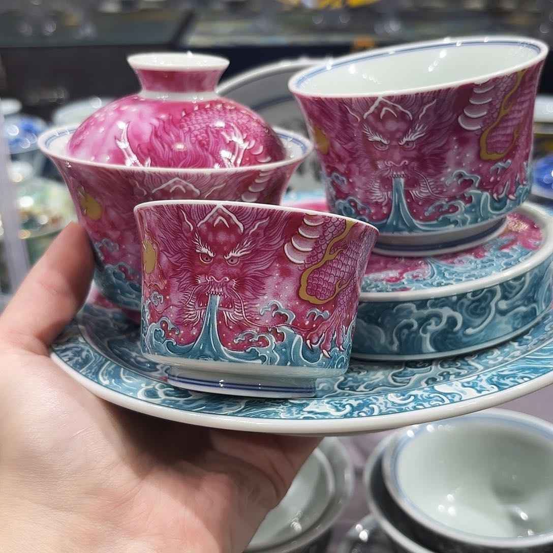 瓷片景德镇瓷器艺术半手