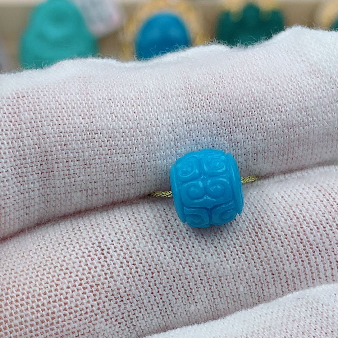 【闪购商品】绿松石配饰18K金镶嵌