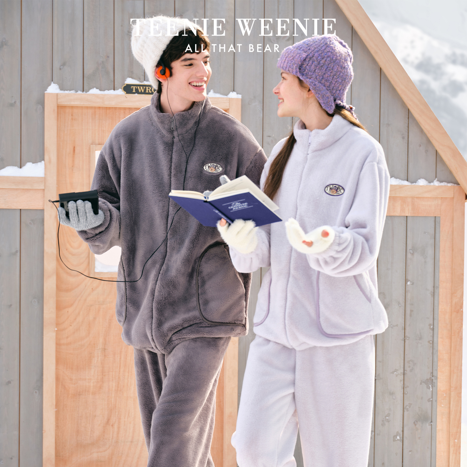 【交个朋友】TW-山脊栖息地 秋冬情侣家居服套装