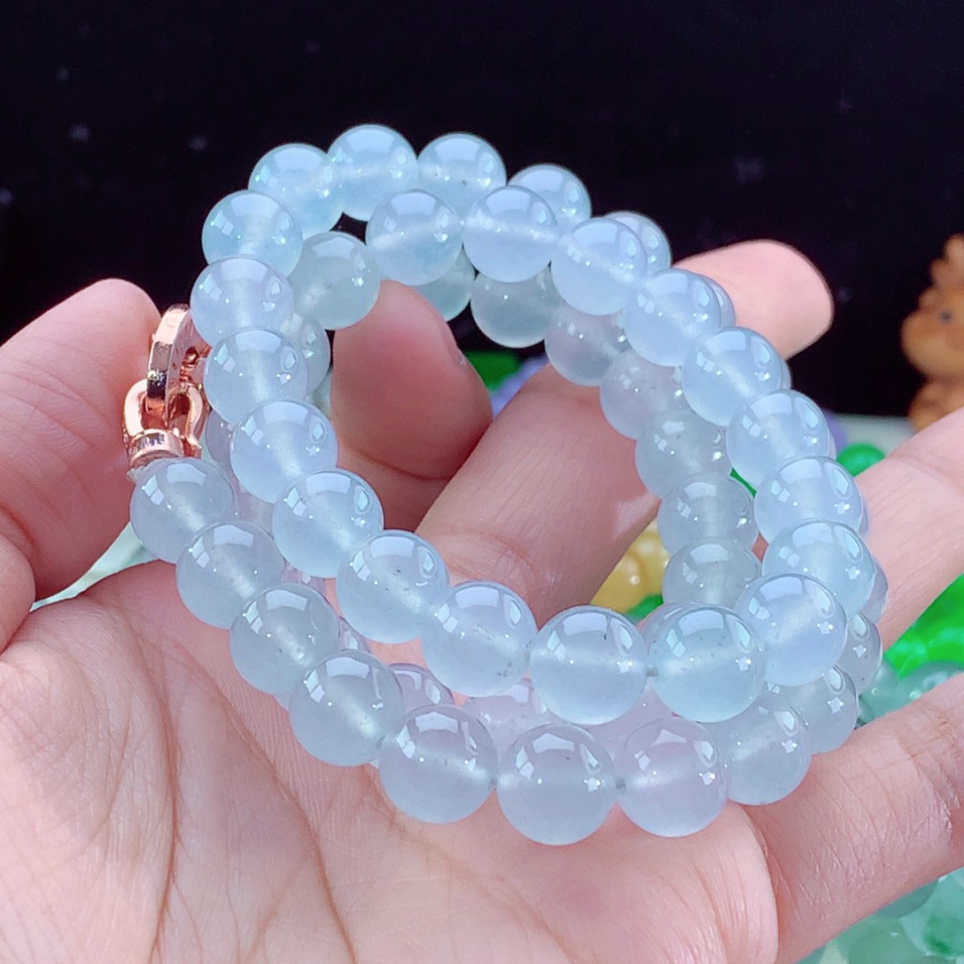 翡翠手链未镶嵌卡10