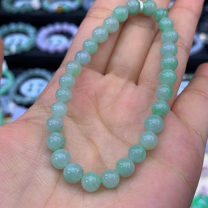 未镶嵌手链翡翠翡翠