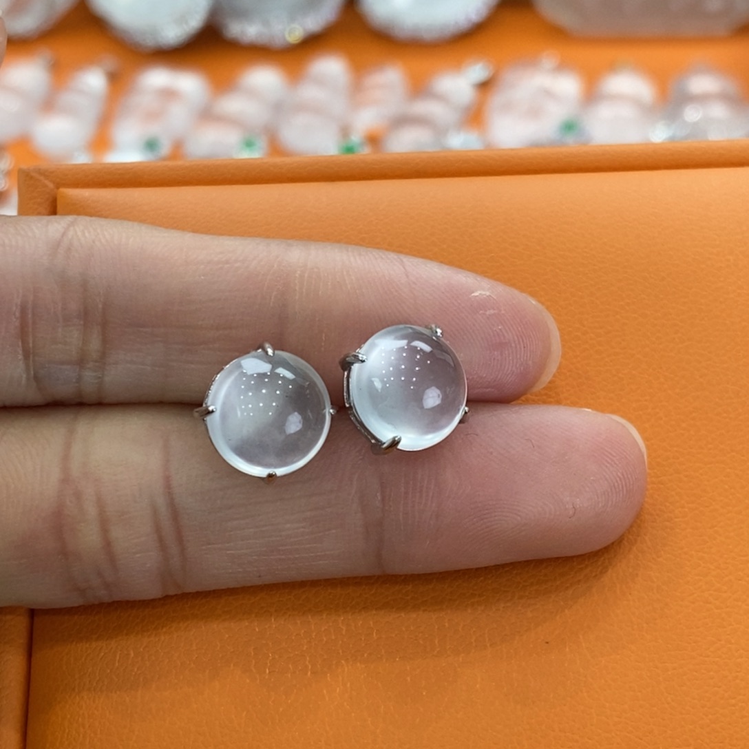 石英质玉吊坠(赠链)银S925镶嵌