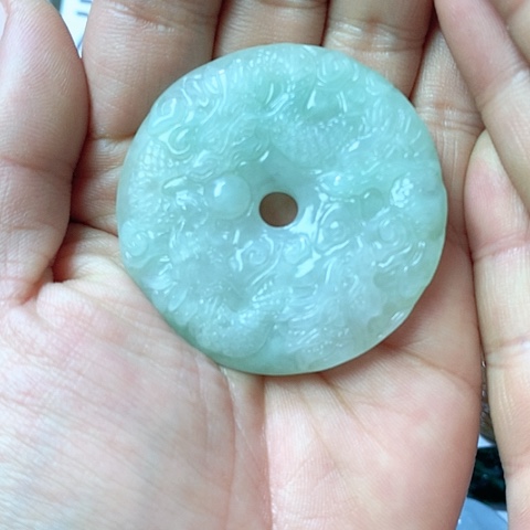 翡翠颈饰未镶嵌天然缅甸翡翠a货