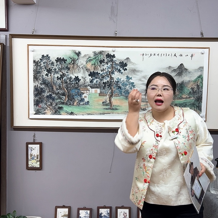 国画中美老师纯手绘作品