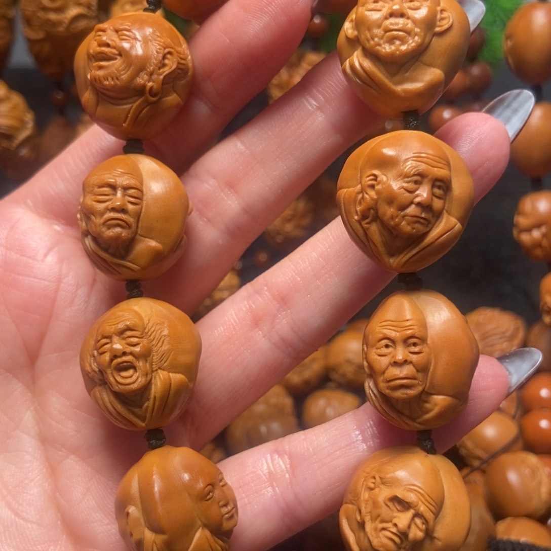 橄榄核吊坠三疯罗汉