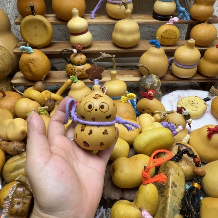 虚***烬星星八宝做工葫芦