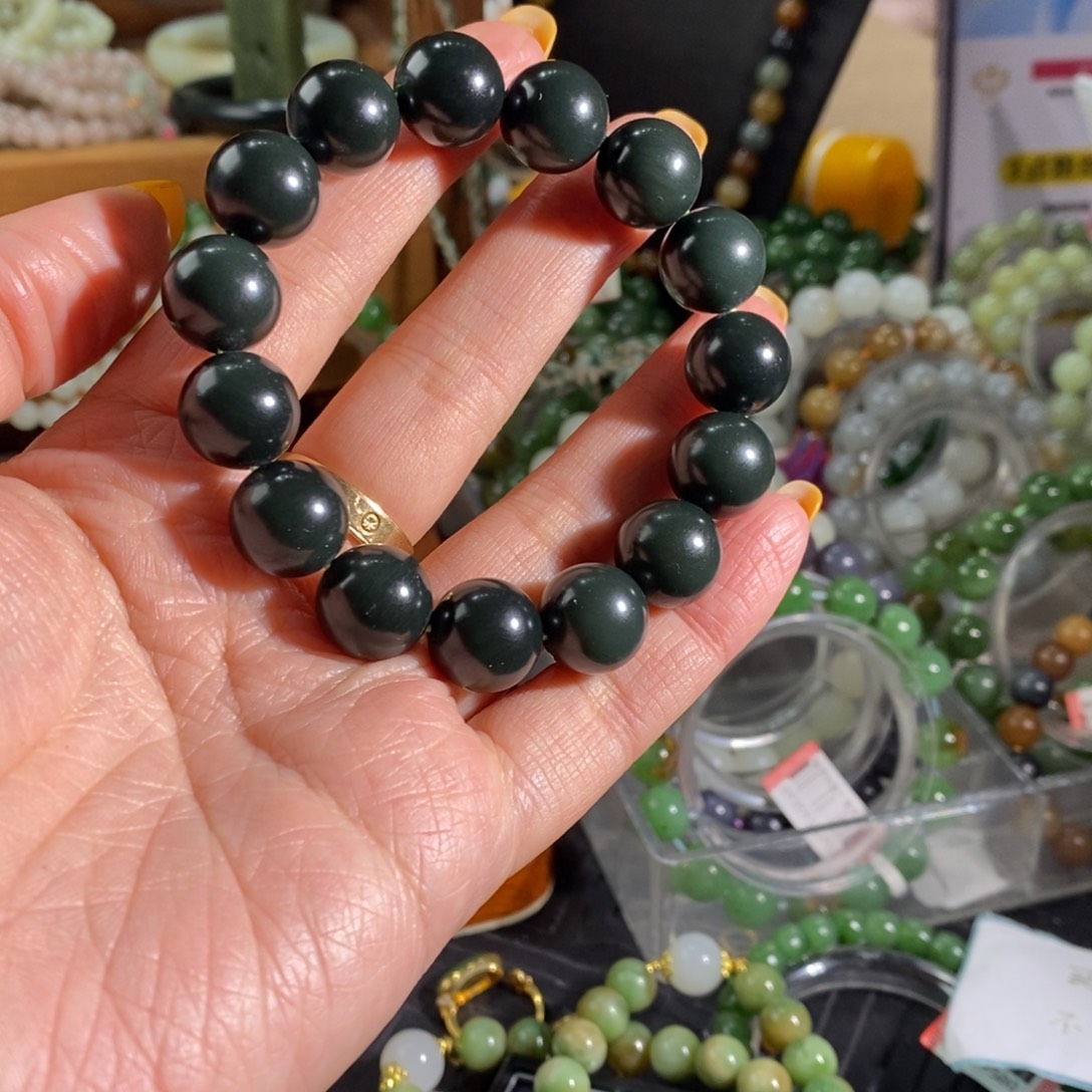 和田玉未镶嵌手链