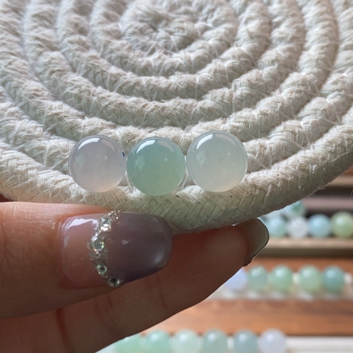 散珠翡翠福利品 冰圆珠任选一颗 买断不退换