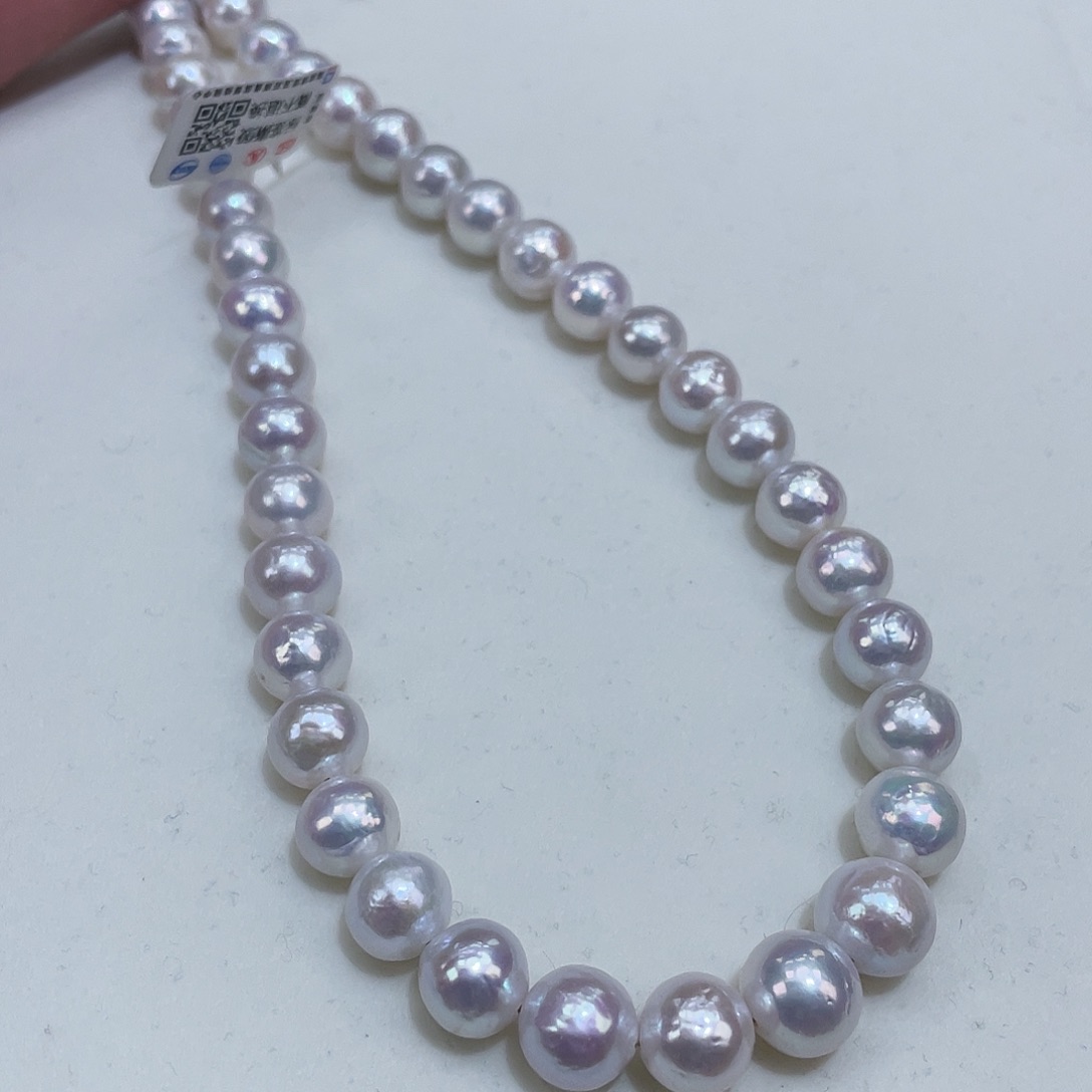 淡水珍珠9/11爆亮极强光银S925镶嵌