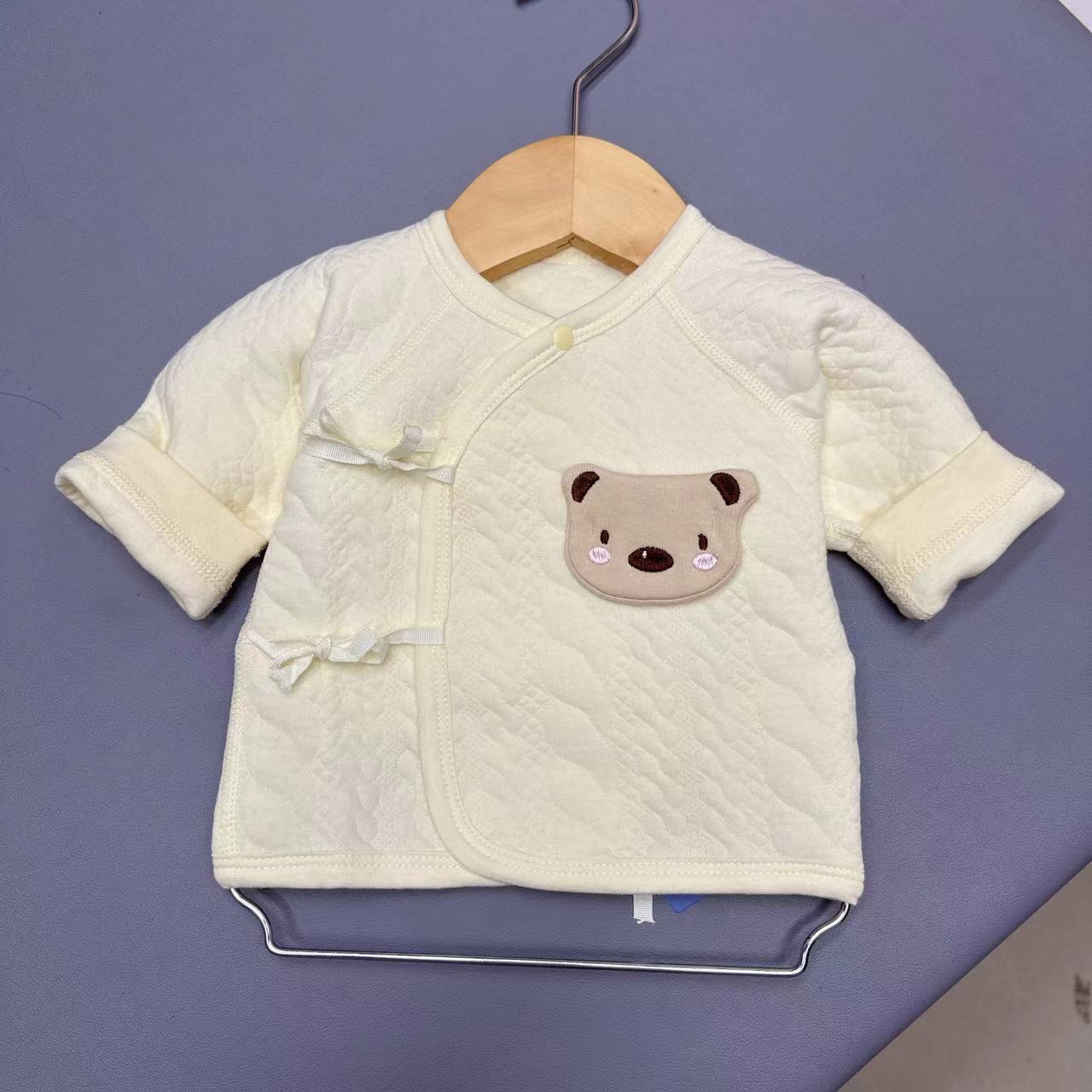 新生婴儿秋冬保暖半背衣产房半背