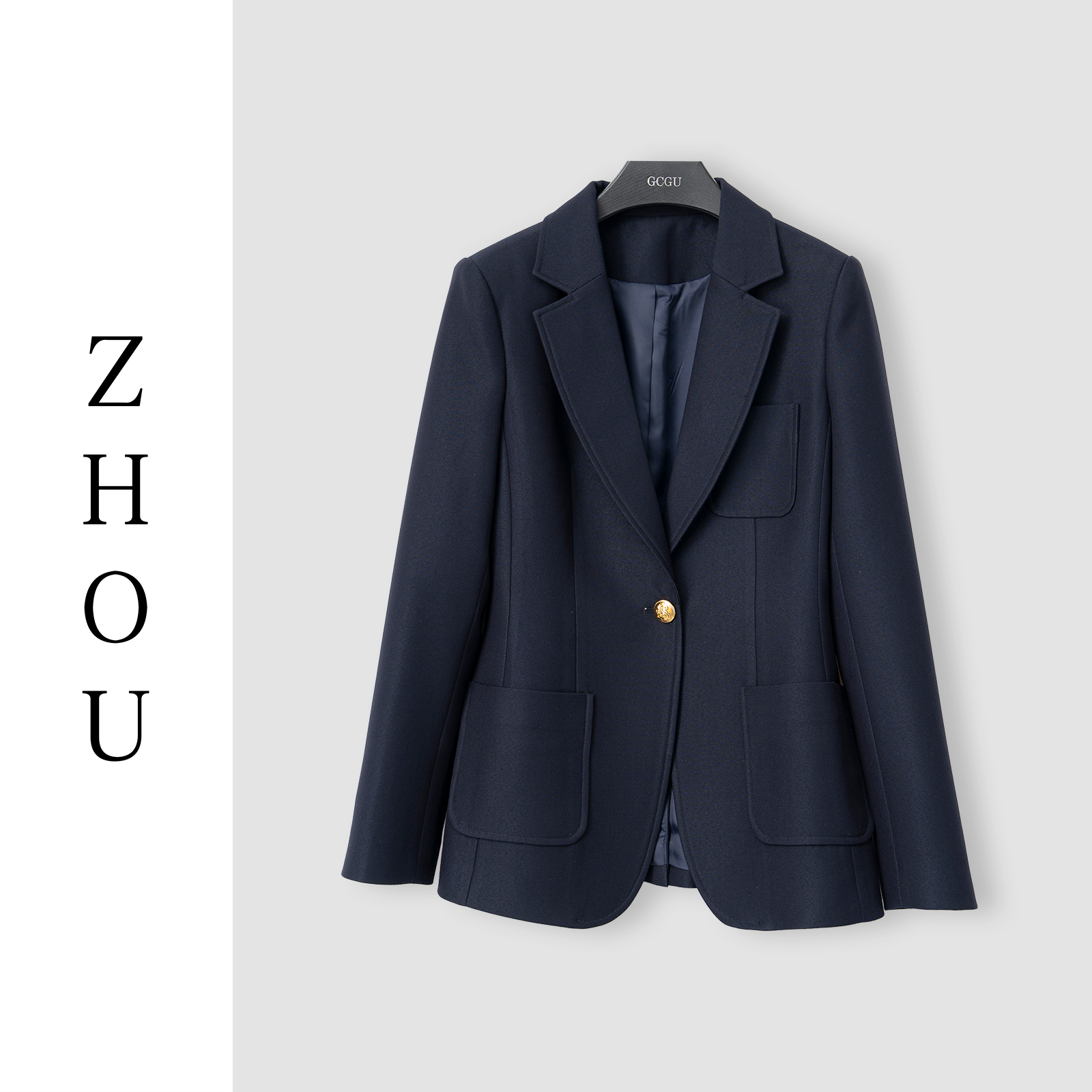 （周哥甄选）藏青色外套-11444