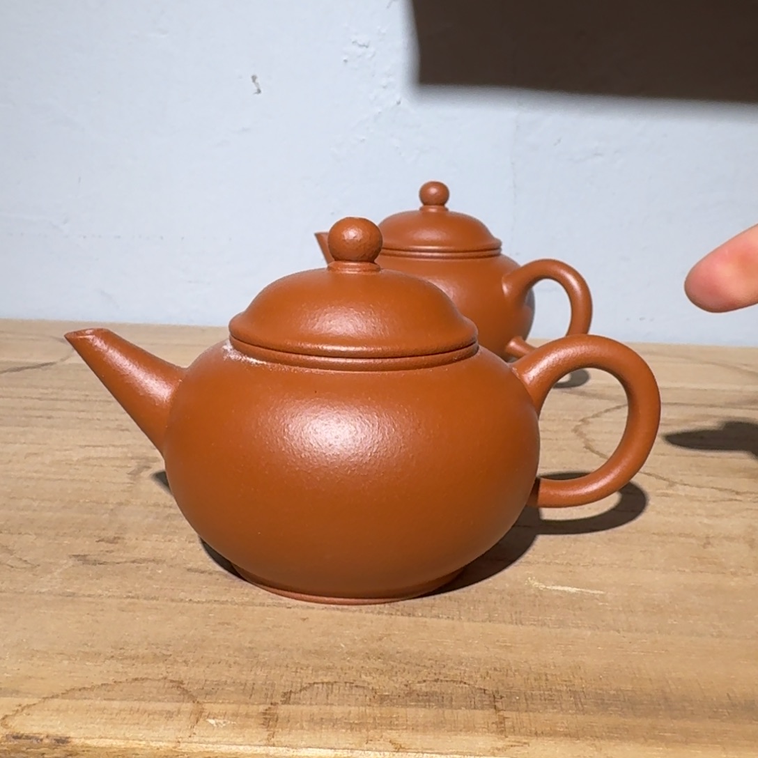 朱泥茶壶125毫升左右