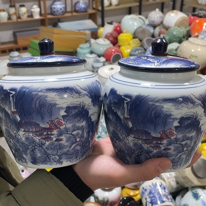 陶瓷罐茶叶罐密封罐