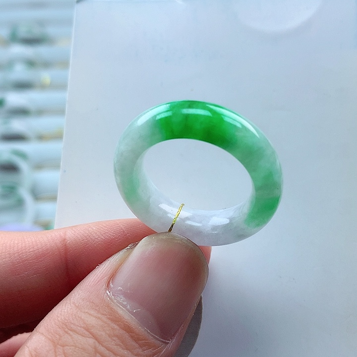 【闪购商品】未镶嵌戒指翡翠18号圈
