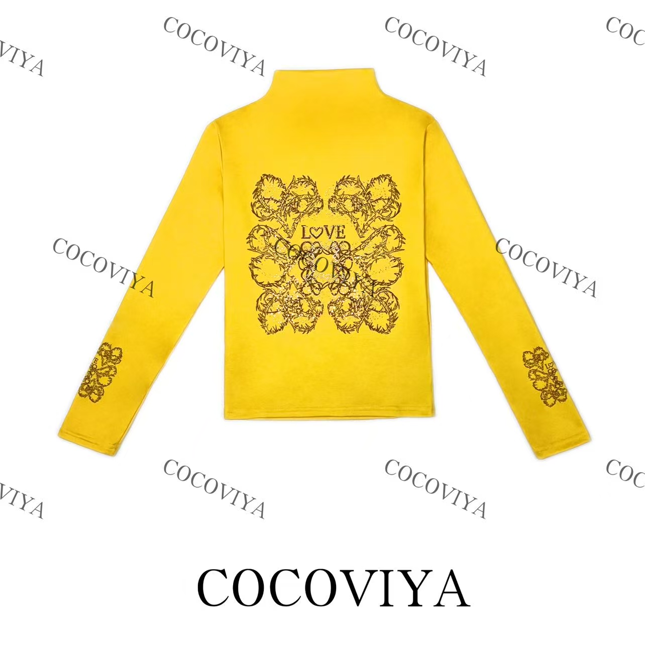 CC COCOVIYA秋冬款轻奢加绒设计款百搭时尚休闲上衣26C-598