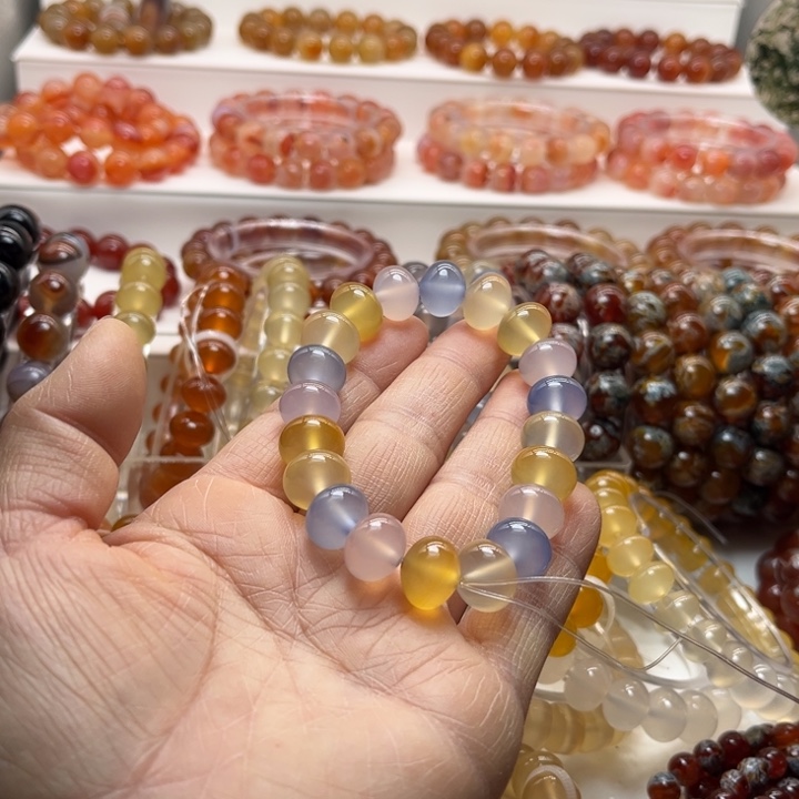 玛瑙/玉髓合金手链