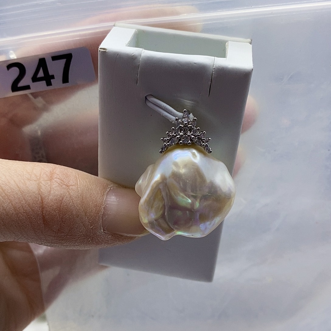 颈饰合金淡水珍珠