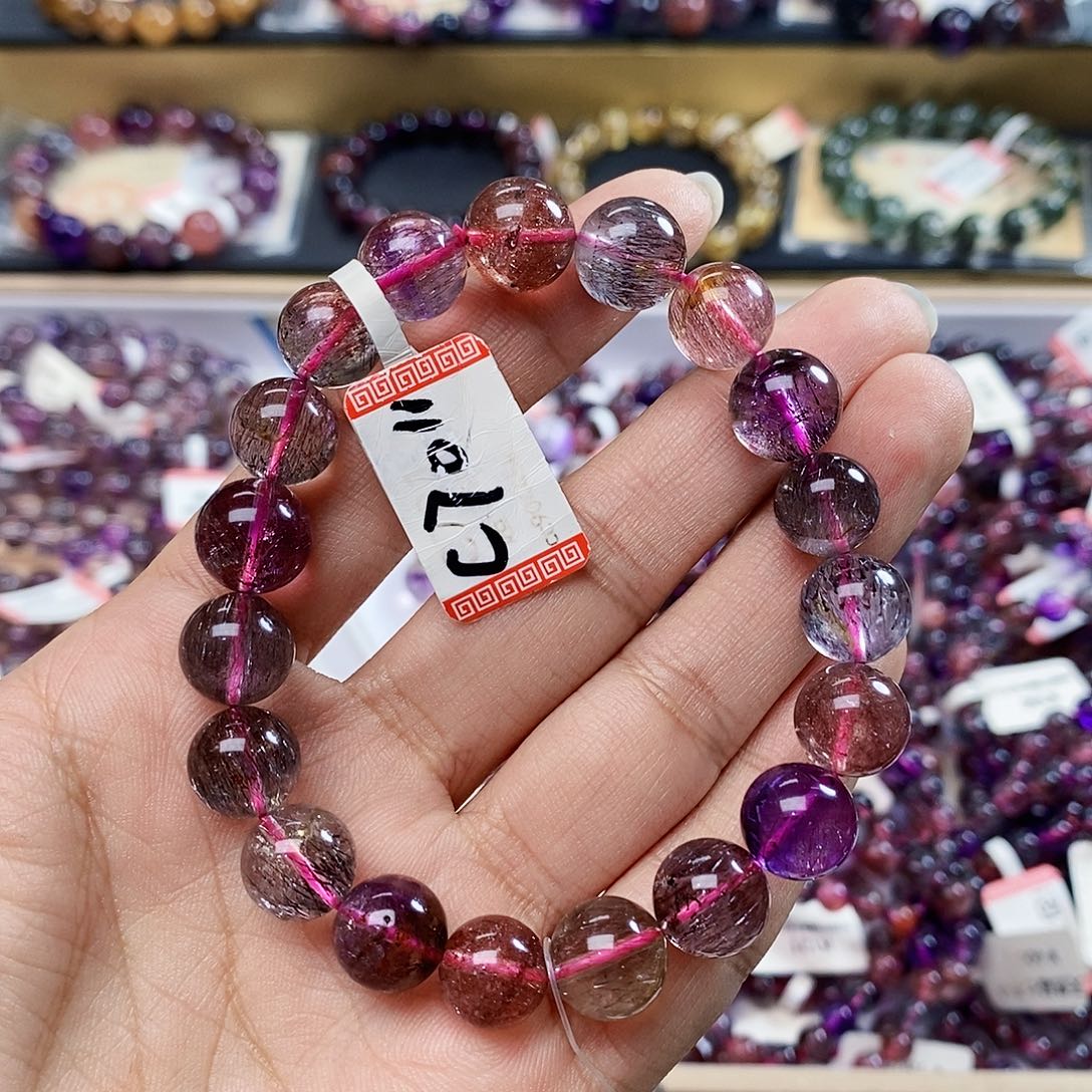 未镶嵌手链水晶仁*可透体超七10m+ C7011