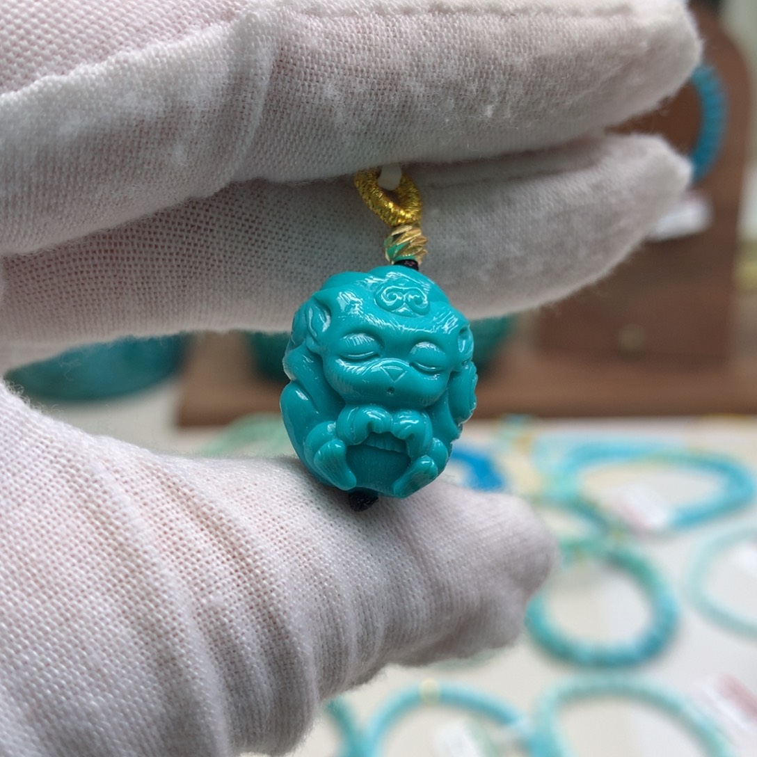 绿松石未镶嵌配饰