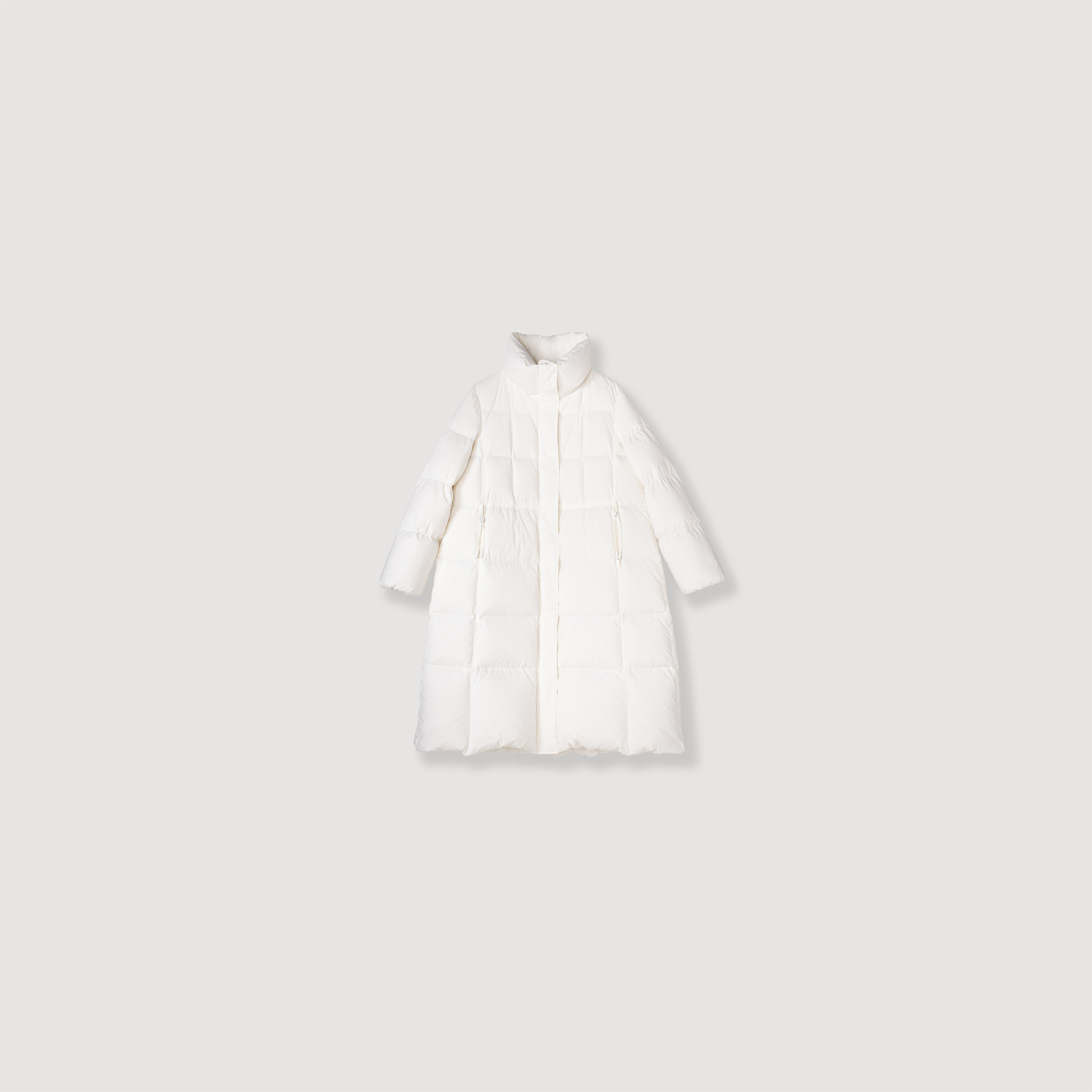 【甜心奶泡】冬季新款加厚时尚气质收腰中长款过膝羽绒服85769