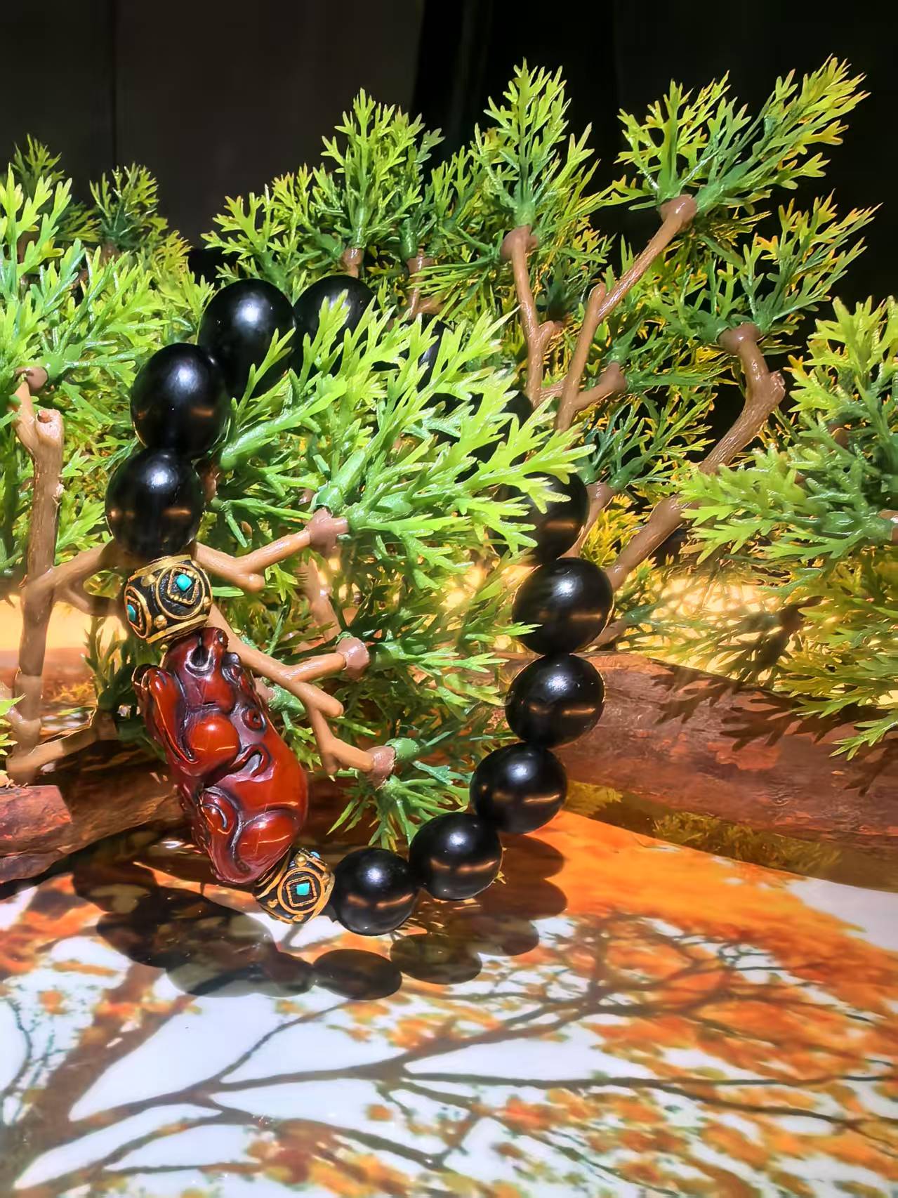 ML0625 精品玄珠貔貅手串（无礼盒）