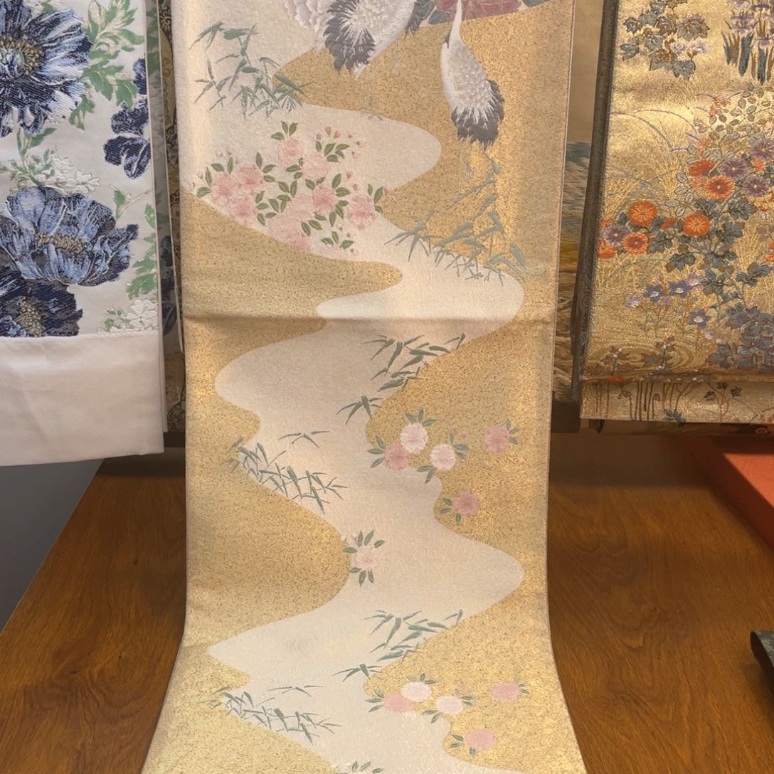 织绣寿光织流水仙鹤