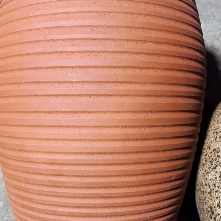 紫砂花盆高约33口约21