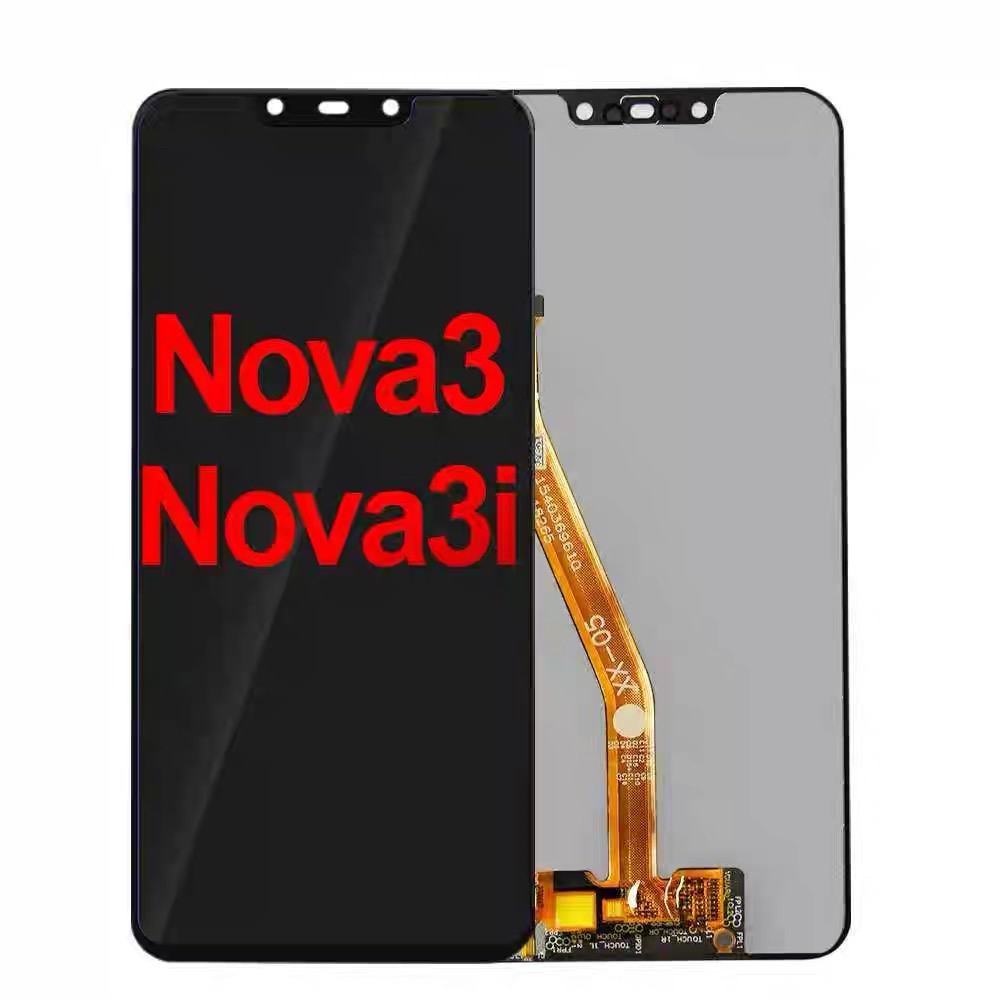 适用华为nova3/nova3i/麦芒7/INE-AL00内外屏触摸显示屏幕总成