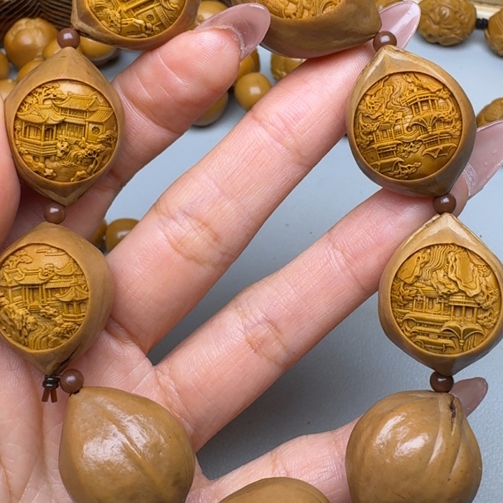 橄榄核手串/手链园林